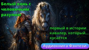 Аудиокнига Фэнтези «Белый конь с человечьим разумом: первый в истории кавалер, который… кусается»
