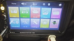 Установка китайской магнитолы Podofo 7023B в тойоту витц 2003г