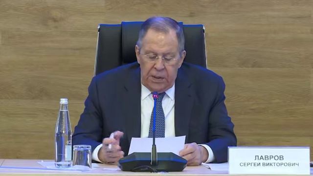 🎙 Выступление Министра иностранных дел России С.В.Лаврова 👈🇷🇺🇷🇺🇷🇺