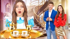 👑 Я БЫЛА СЛУЖАНКОЙ, НО КРАШ ВЛЮБИЛСЯ В МЕНЯ! 😭 Шок-пранк над его злой сестрой!