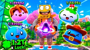 СЛАЙМ РНГ: ОБНОВЛЕНИЕ! ПОЛУЧИЛ НОВЫХ СЛАЙМОВ, НОВЫЙ ФРУКТ и СУПЕР УДАЧА в Roblox Slime RNG