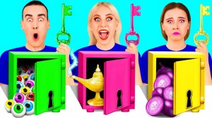 Выбери Правильный Ключ Челлендж # Забавные Лайфхаки с Едой от BooBoom Challenge