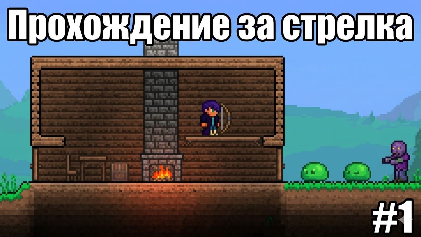 Прохождение за стрелка. Terraria Pt.1