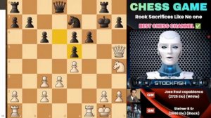 «Stockfishпроанализироваллучшуюисторическуюшахматнуюпартию ХосеКапабланки(точность100 % Шахматы_ИИ«р