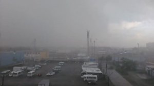 ПОСЛЕ НЕДЕЛЬНОЙ АНАМАЛЬНОЙ ЖАРЫ В 32° В ДЗЕРЖИНСКЕ РАЗРАЗИЛАСЬ СИЛЬНЕЙШАЯ ГРОЗА С ГРАДОМ