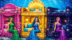 Изумруд против Фиолетовой ЭРЫ РУСАЛКИ#! Школьная битва Glow-Up выходит из-под контроля 💚💜