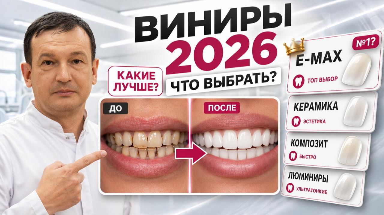 Все виды виниров в 2026 году. Какой выбрать?