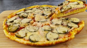 Быстрая пицца на сковороде. Очень вкусно и просто