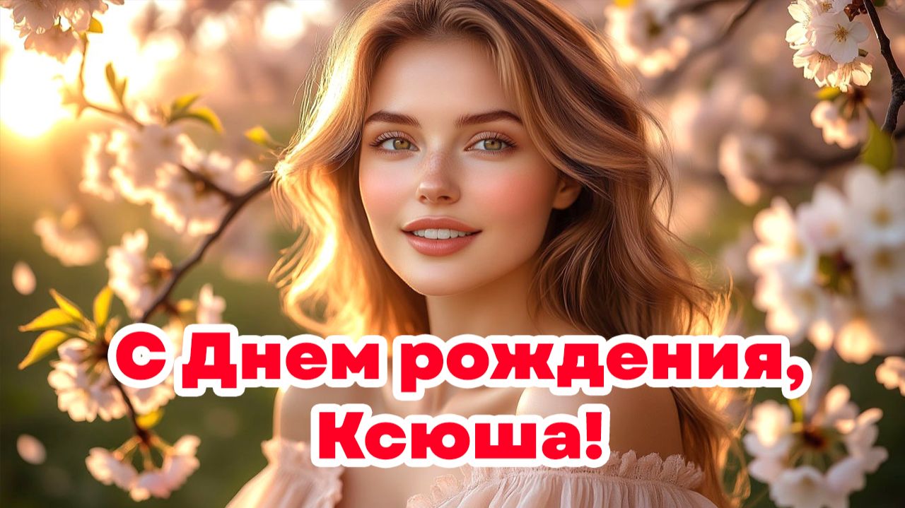 С Днем рождения, Ксюша!