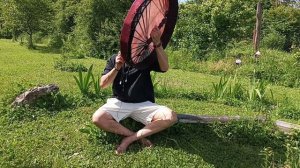 шаманский бубен 70см кожа