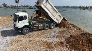 Amazing Project !! Overland Trucks Process Delete land,Build Road & Doze