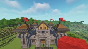 Строю лучший замок в королевстве! Майнкрафт! Minecraft!