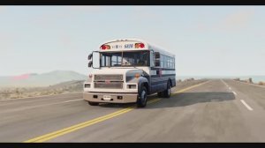 BeamNG Drive - Машины против Злого Автобуса