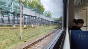 поездка на электропоезде 81-765 Москва 2019 От Кунцевской до Багратионовской