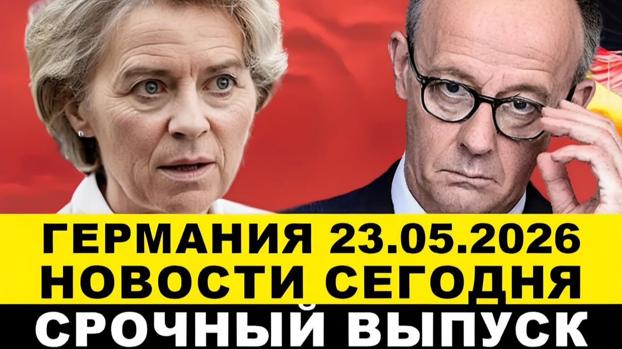 ГЕРМАНИЯ не ожидала ЭТОГО! Вот и ВСЁ! 23-мая ШОК ФРГ. Три страны ЕС срочно. Последние новости ЕВРОПЫ