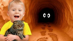Спасаем Котенка из Пещеры! Приключение для Детей