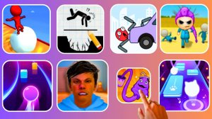 Snow Race,Draw 2 Save,Kick Loser,Spranky Survival,Running Ball,Побег от Блогера,Head Monster,DancCat