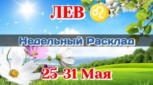 ЛЕВ♌  Недельный расклад 25-31 МАЯ /Таро Прогноз/Сферы жизни