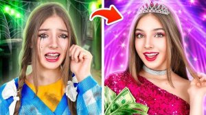 ИЗ БЕЗДОМНОЙ В ТОП-МОДЕЛЬ ЗА 24 ЧАСА!👑Перевоплощение Бедной Девочки в Звезду Подиума! 👗ТИМ ТИН💥🎬