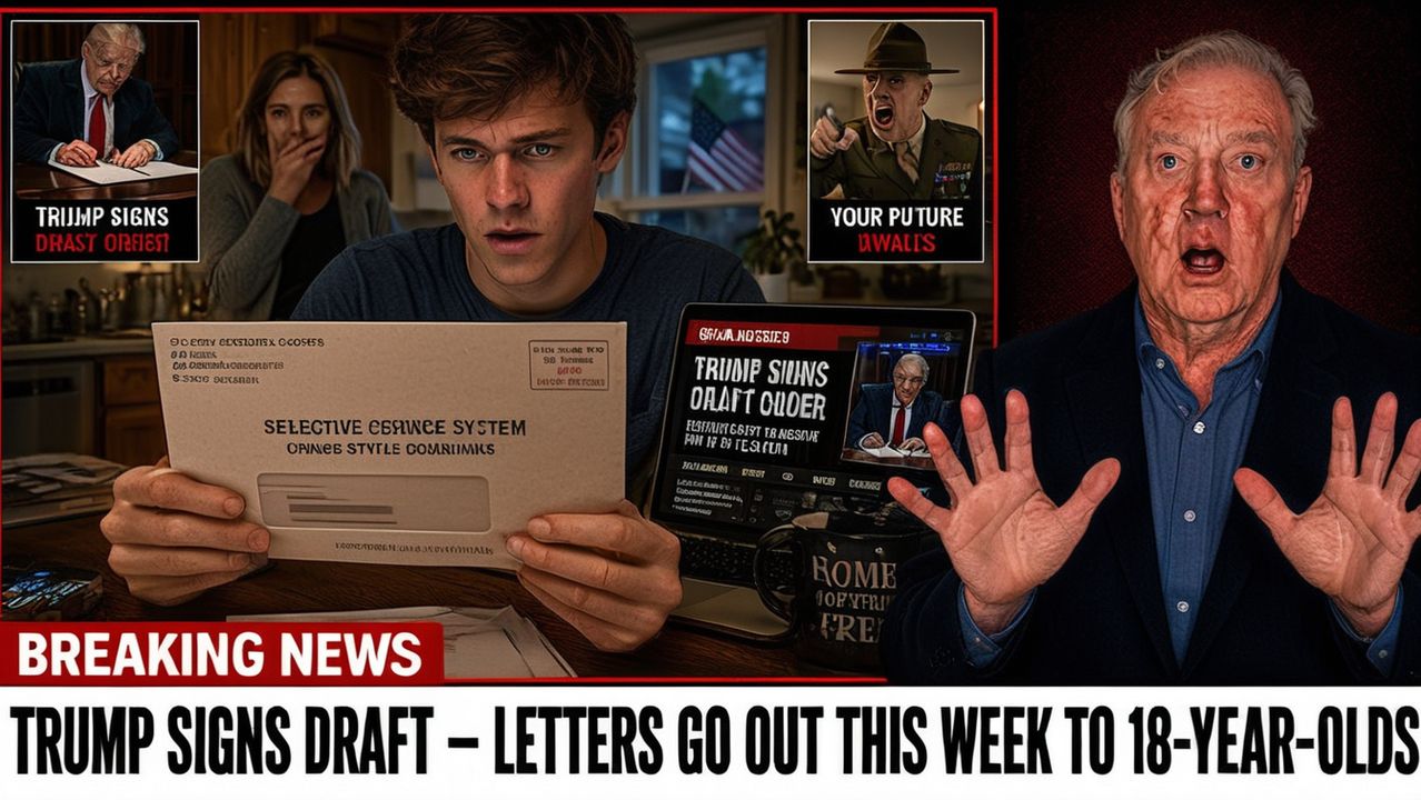 Trump ORDERS Military Draft — First Conscription Since Vietnam, 18-Year-Olds Get Letters This Week