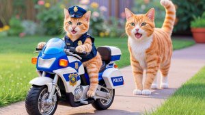Мама-кошка спасает котенка после велосипедной аварии 🐱🚲 # Трогательная и поучительная история