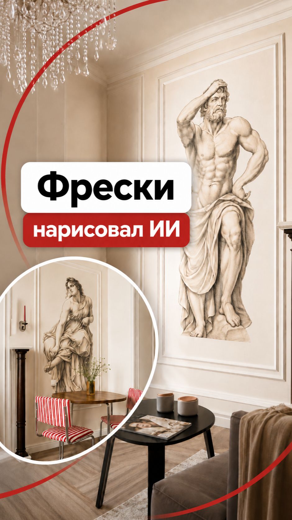 Создаем уникальный декор стен за секунды #нейросеть #ремонт смотреть онлайн