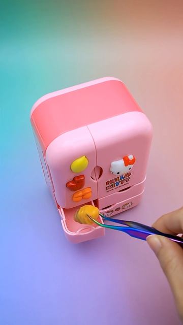 💖 Розовый холодильник с десертом ✨