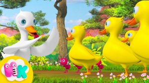 Los Gansos  Canción con Animales para Niños | HeyKids en Español