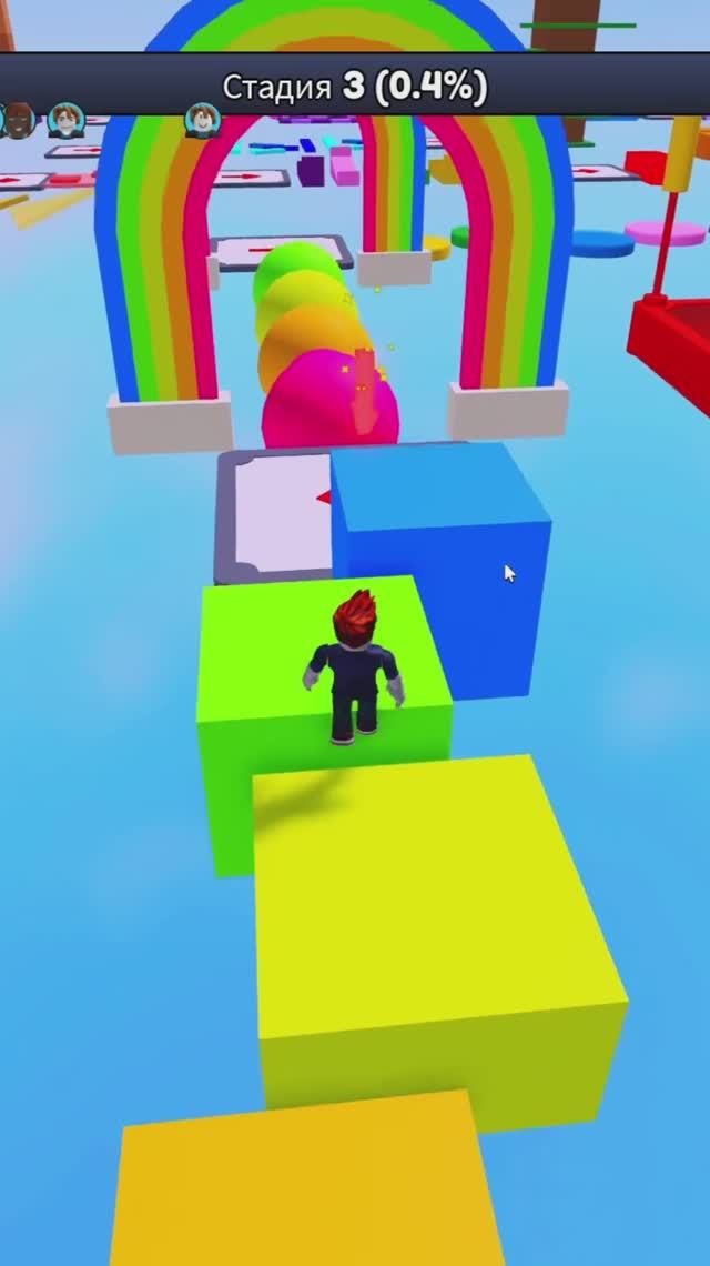Прохождение Паркура в ROBLOX