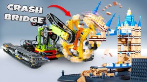 Разрушение мостов Lego