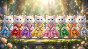 Отряд танцующих кошечек в королевских сари | Волшебный болливудский танец котят