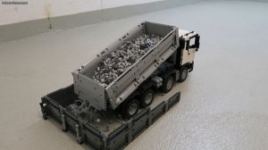 LEGO Technic 8x4 dump truck inspired by Scania (MOC)