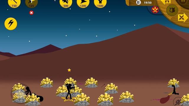 Stick War Legacy, миссия 4 ( insane, без баффов, без скинов)