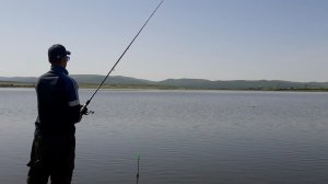 Рыба карась, игра началась. Новотроицк.