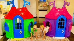 Vania build Playhouses for children # Kids Ice Cream Truck Toys