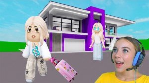 🍿 УШЛА ИЗ ДОМА В БРУКХЕЙВЕН в ROBLOX! С АЛЁНОЙ
