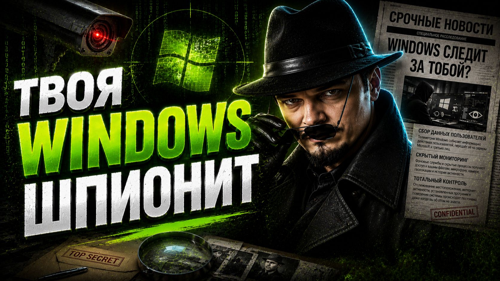Windows следит за тобой! Как отключить шпионаж и рекламу