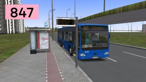 OMSI 2: Автобус №847 Метро Беговая (Кольцевой)