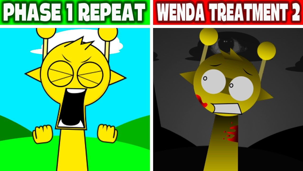 INCREDIBOX SPRUNKI: ФАЗА 1 НО ВСЕ 🔁 ПОВТОРЯЮТ WENDA TREATMENT VERSION 2! 💊♾️ смотреть онлайн