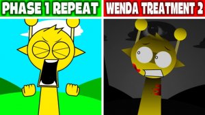 INCREDIBOX SPRUNKI: ФАЗА 1 НО ВСЕ 🔁 ПОВТОРЯЮТ WENDA TREATMENT VERSION 2! 💊♾️