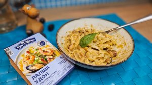 🍜Лапша Удон с морепродуктами из Чижика, тестирую!🍝