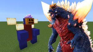 Космическая Годзилла МАЙНКРАФТ мод - Новое видео Minecraft