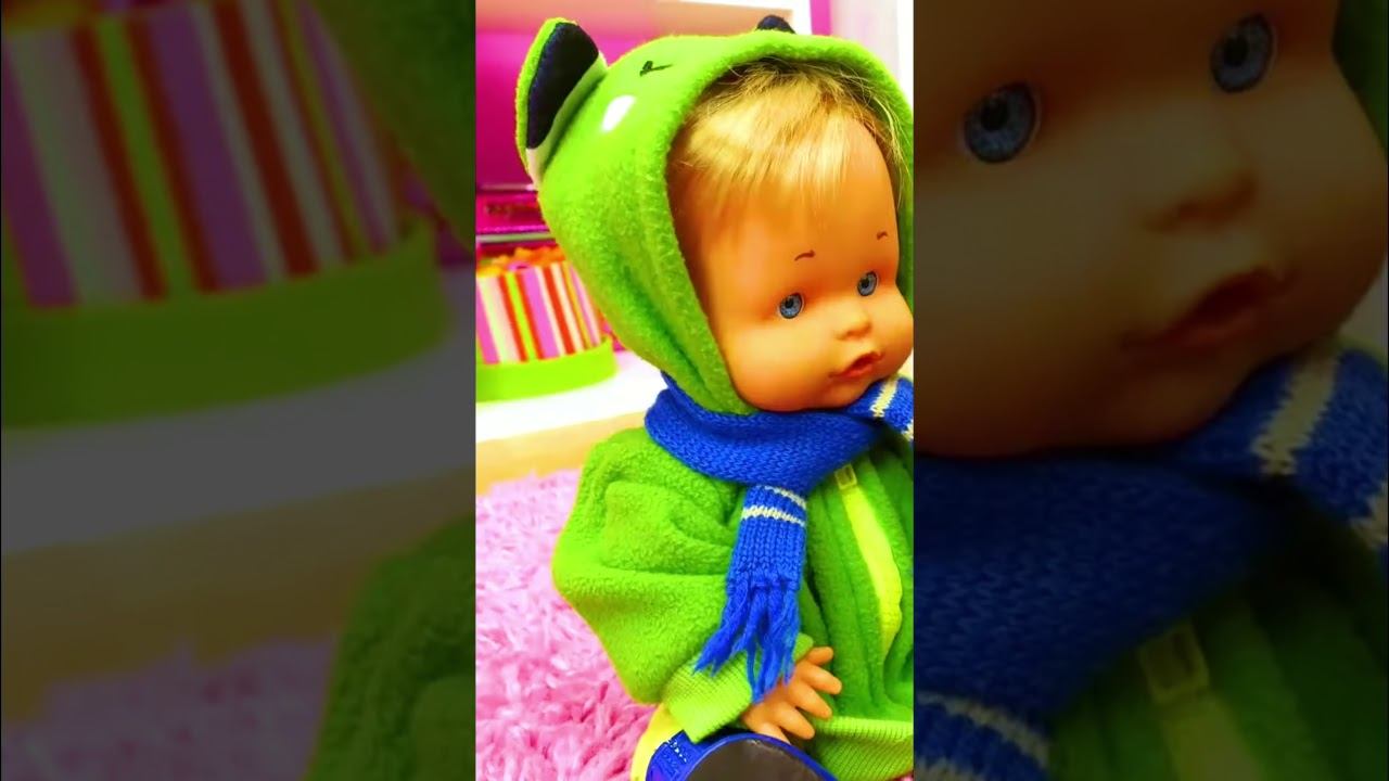 Игрушечный детский сад готов к прогулке! Поехали! #длядетей #куклы #бебибон