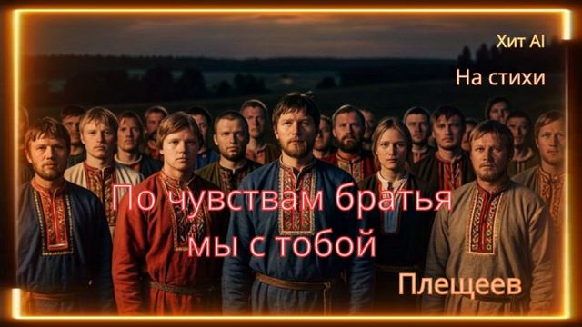 По чувствам братья мы с тобой