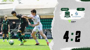 Видеообзор матча «Краснодар»-U16-Юг – «Динамо-Дагестан»-U17
