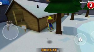 Все Стикеры В Черепахограде и В Снежно Долине Вместе с Super Dima в игреSuper Bear Adventure