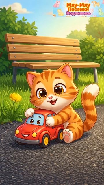 🚗 Гав мечтает о машинке! Поставь лайк, чтобы помочь котёнку 💔➡️❤️