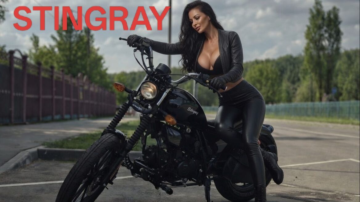 мопед STINGRAY 125cc custom смотреть онлайн