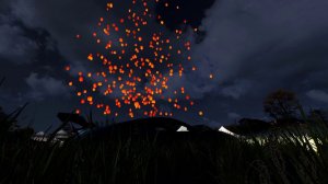 Фото небесных фонариков в Forza Horizon 6