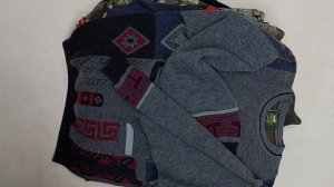 43326 Свитера мужские винтаж, 1пак, Maglioni Uomo vintage, секонд (vintage/extra) оптом
